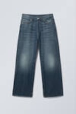 Mine Blue - Medium Blue - Astro Loose Baggy Leg Jeans - 11