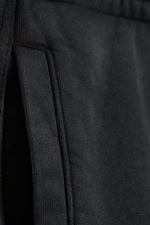 Schwarz - Weite Sweatpants mit mittlerem Bund und Waschung - 5
