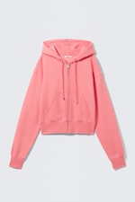 Pink - Magic - Short Zip Hoodie - 0
