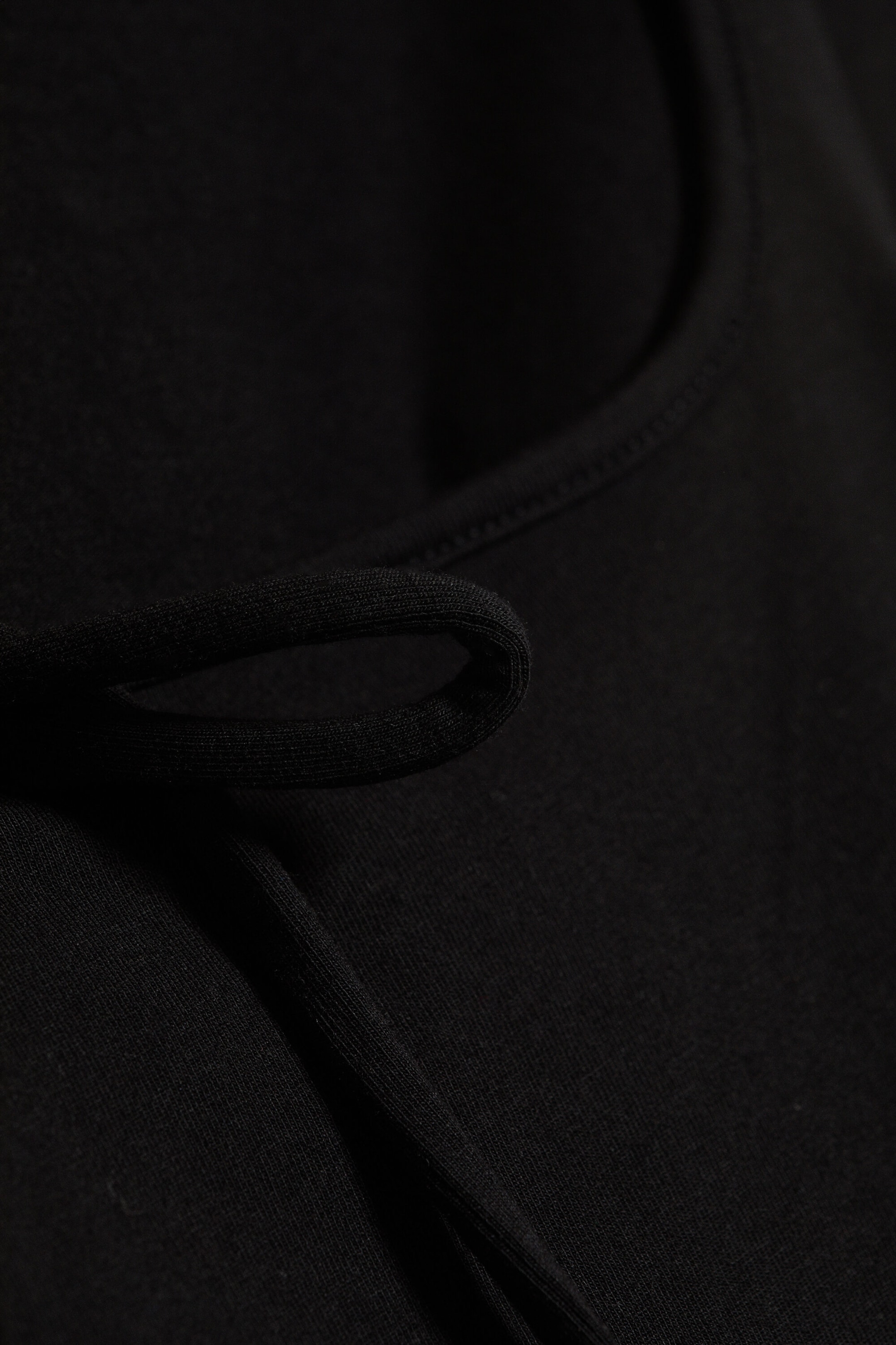 Schwarz - Slim Square-Neck Tie Top - 4