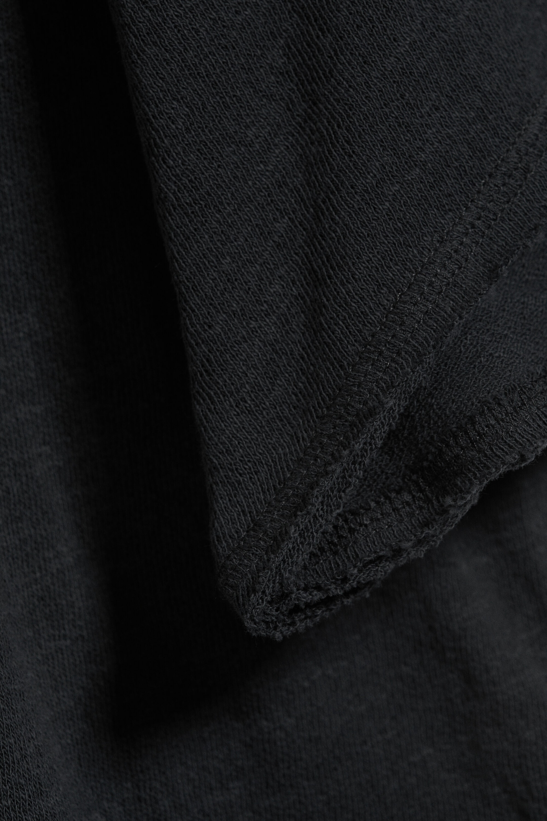 Dark Grey - Cropped Hooded Bolero - 5