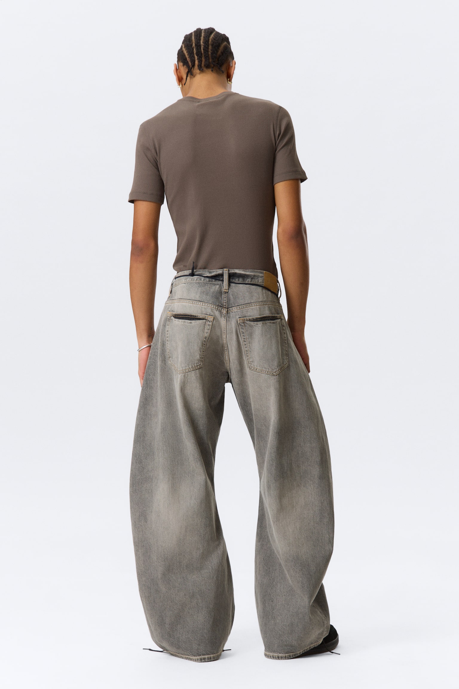 Wijde Solera jeans met ronde pijpen - Canyon Grey – Middelgrijs - 5