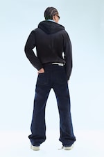 Blue Rinse - Dark Blue - Boo Bootleg Low Rise Regular Bootcut Jeans - 6