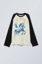 Free Rider - Great Boxy Raglan Long Sleeve T-shirt - 0