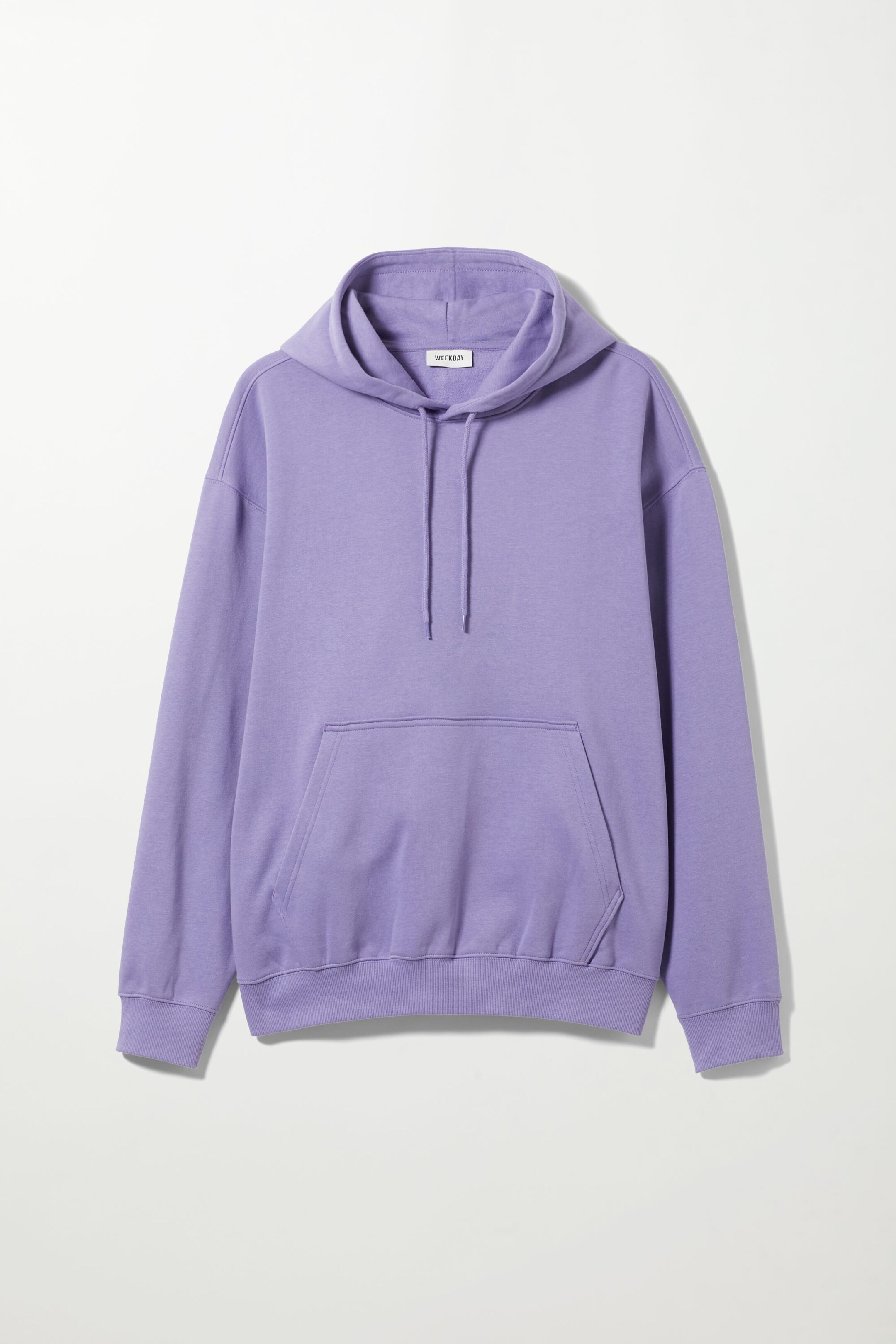 Purple - Oversized Midweight Hoodie - 0