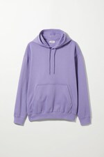 Purple - Oversized Midweight Hoodie - 0