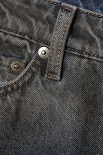 Schlammblau - Ample – Tief sitzende, lockere Jeans im Used-Look - 1