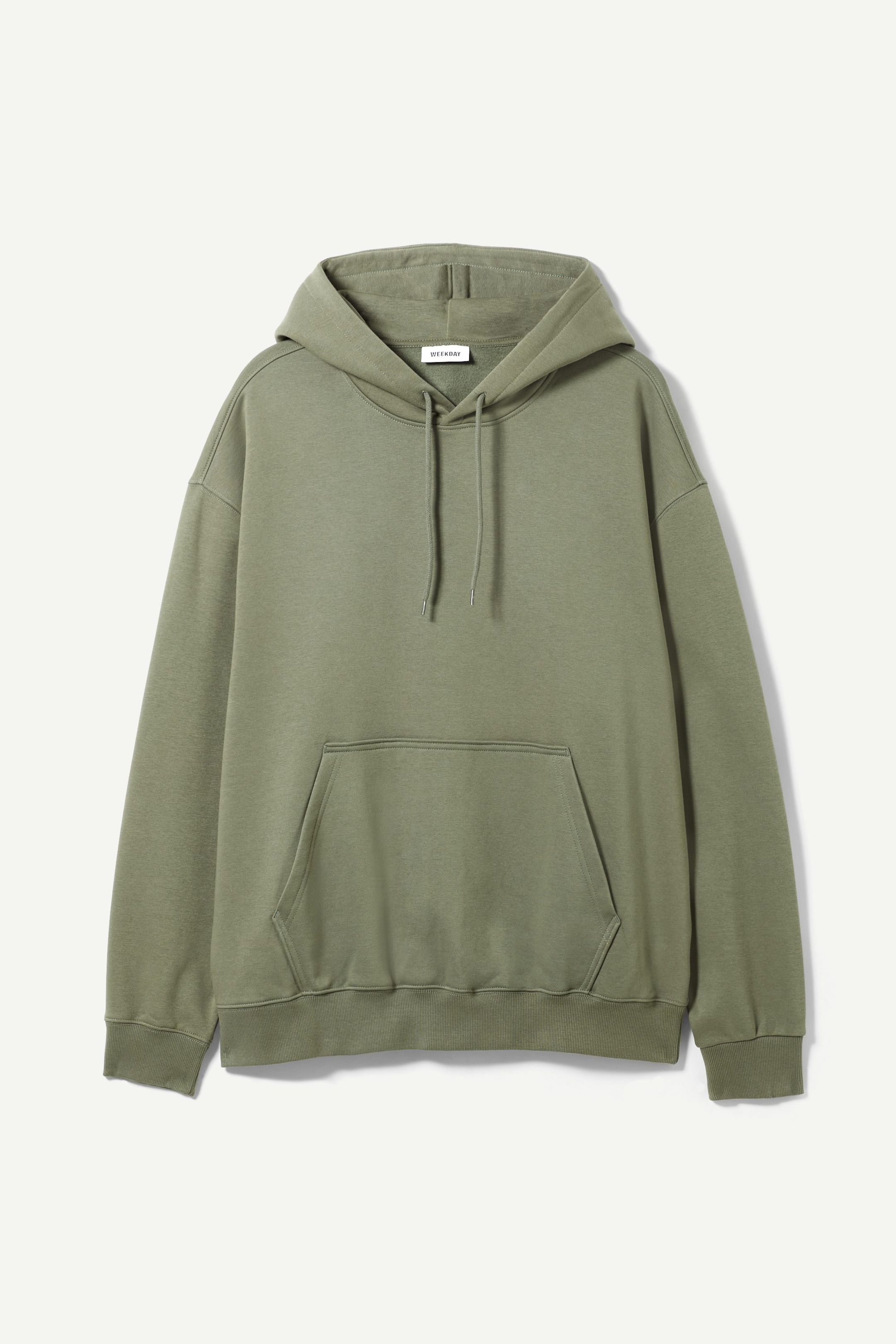 Light khaki green - Oversized Midweight Hoodie - 0