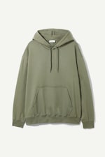 Light khaki green - Oversized Midweight Hoodie - 0