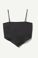 Black - Armelle Scarf Top - 0