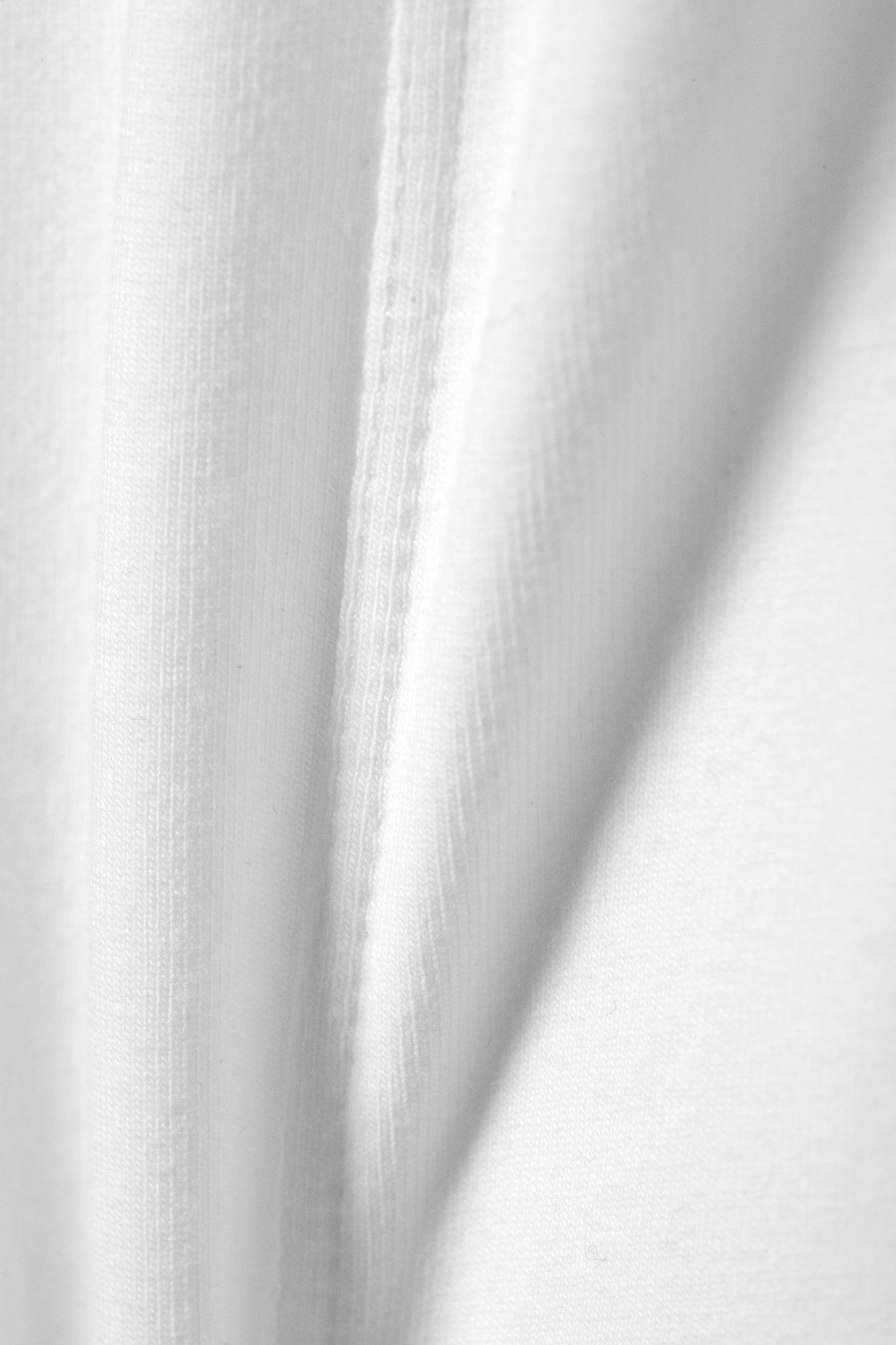 White - Fitted Cotton Tube Top - 2