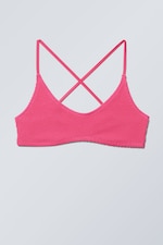 Pink - Structured Bikini Top - 0