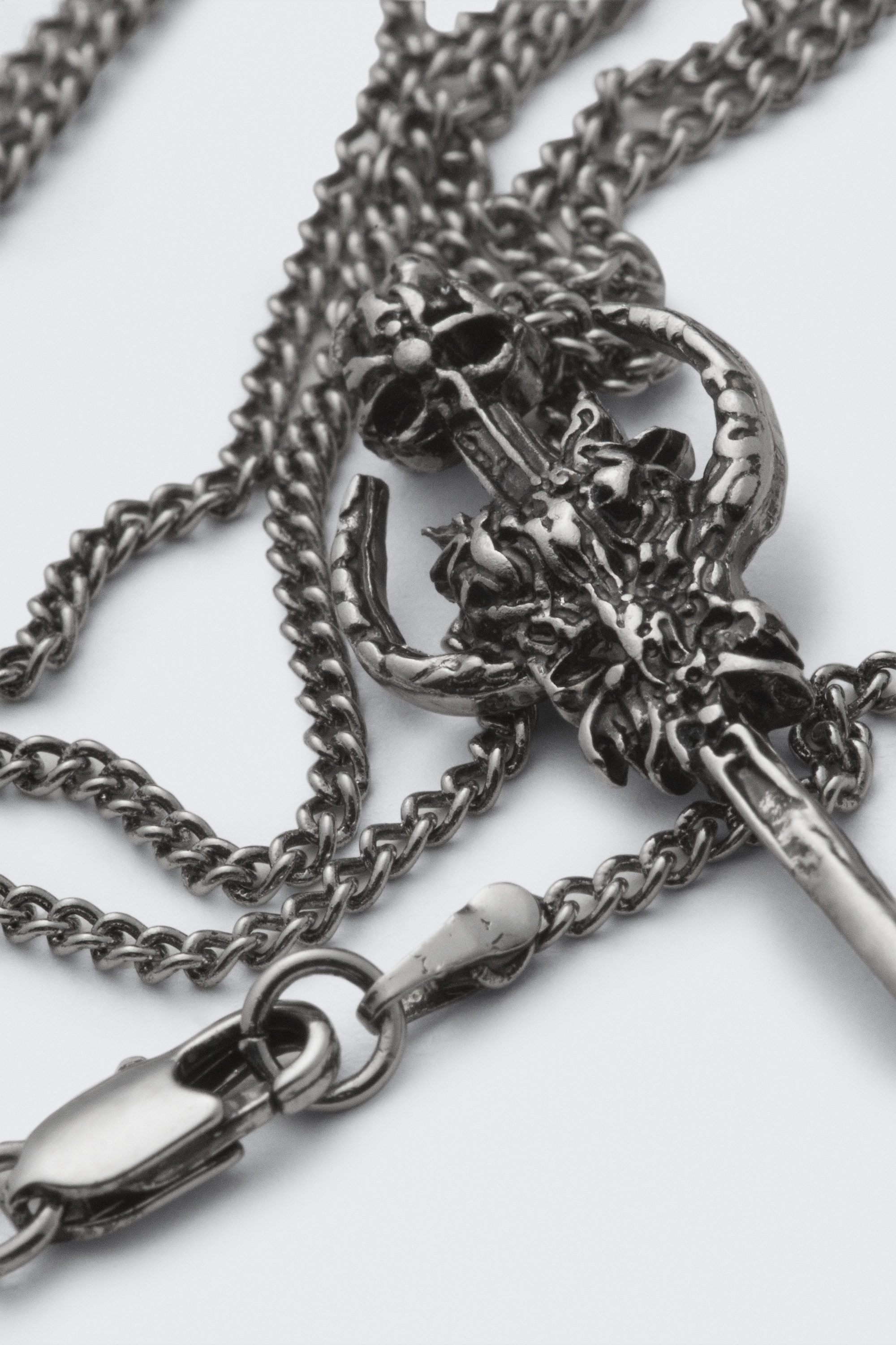 Silver - Sword Necklace - 2