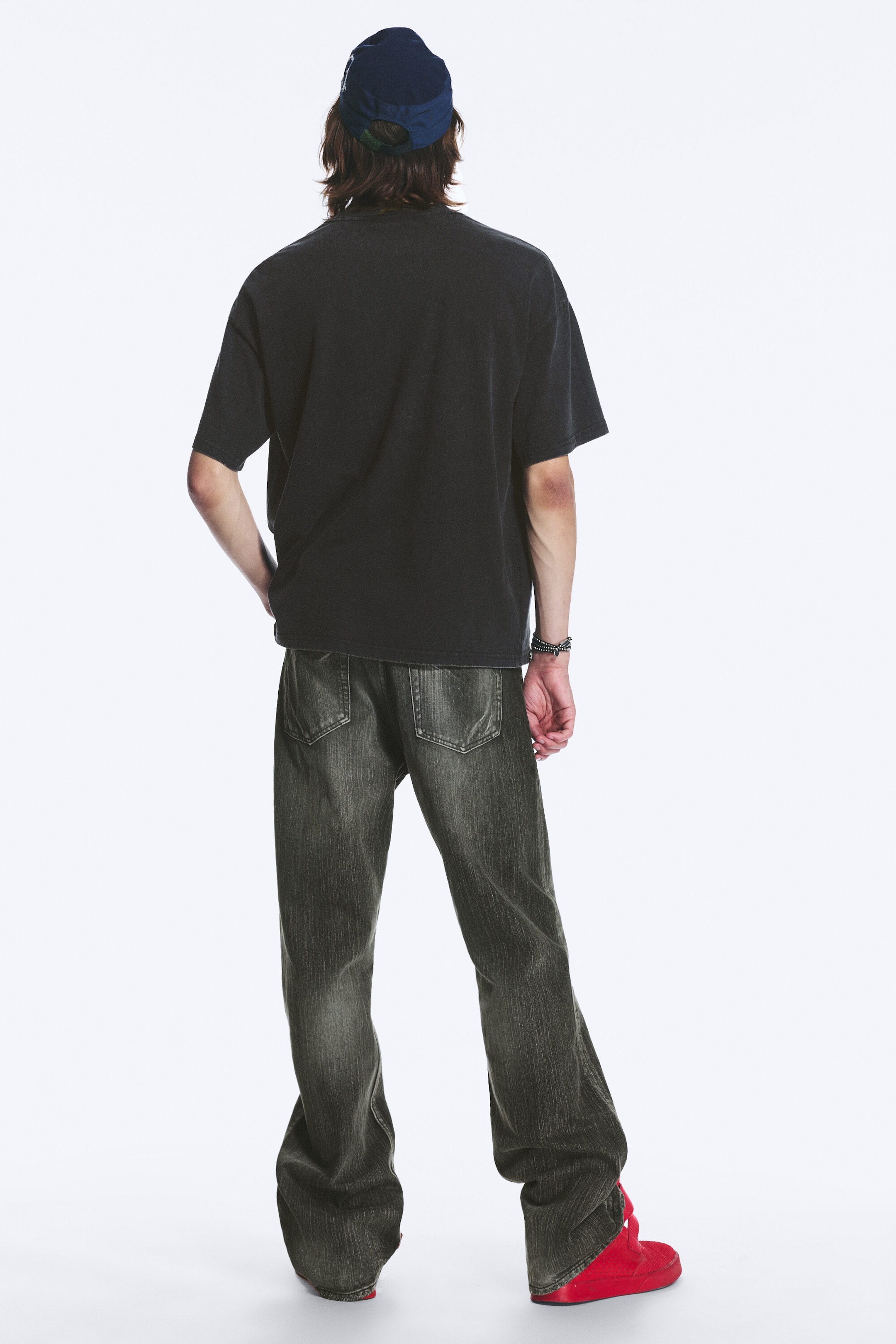 Washed Black - Gorillaz T-shirt i avslappnad boxig passform - 4