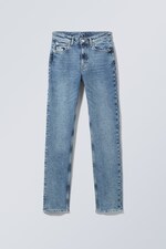 Winterblau - Smooth High Waisted Slim Jeans - 0