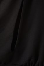 Black - One-shoulder cut-out top - 1