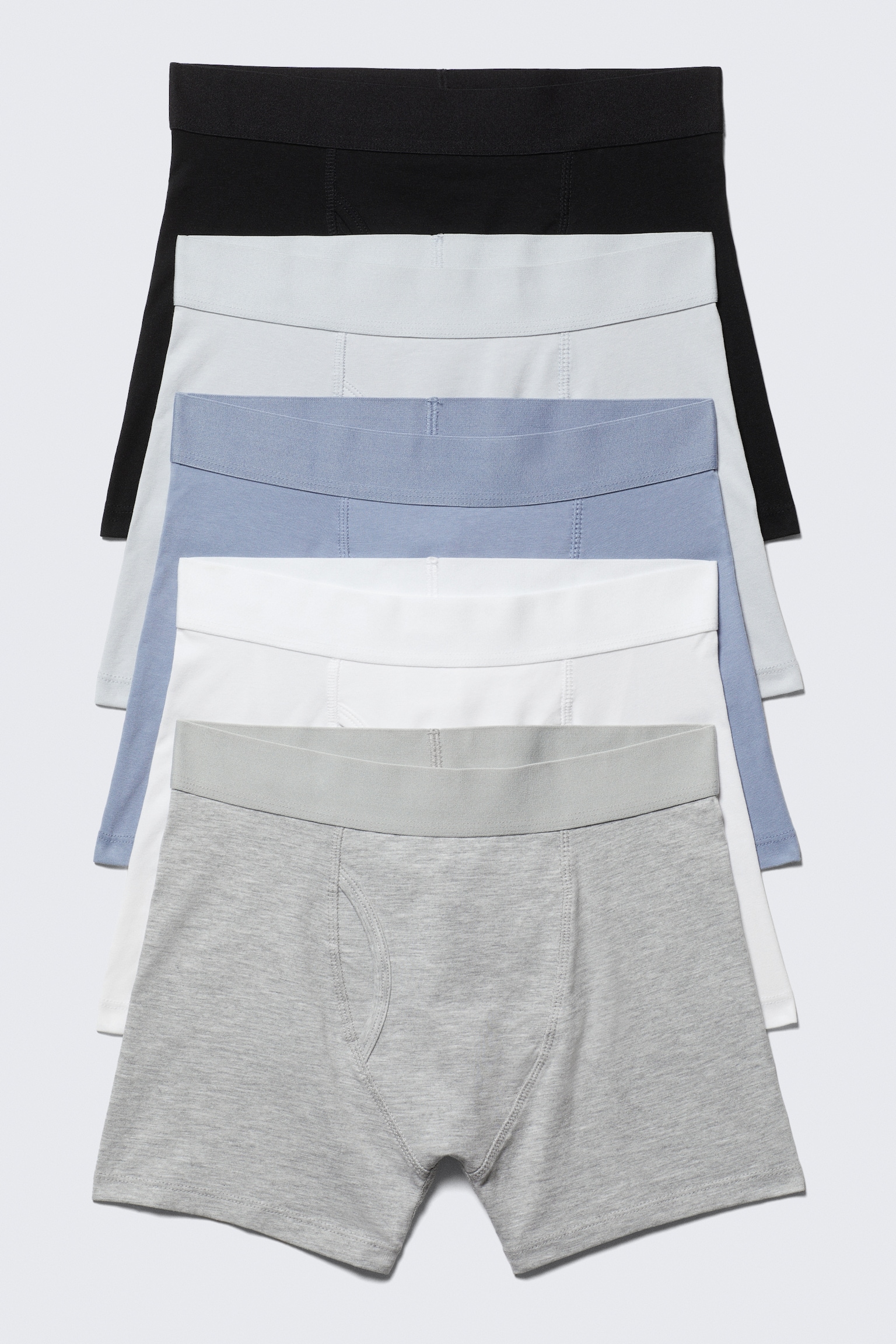 5 pares de boxers - Preto/Cinzento/Azul/Branco/Preto/Castanho/Verde/Preto/Verde/Branco/Cinza/Verm./Preto/Preto/Azul/Verde/Branco/Cinzento/Preto, verde, branco/Preto/Bege/Azul/Branco/Verde