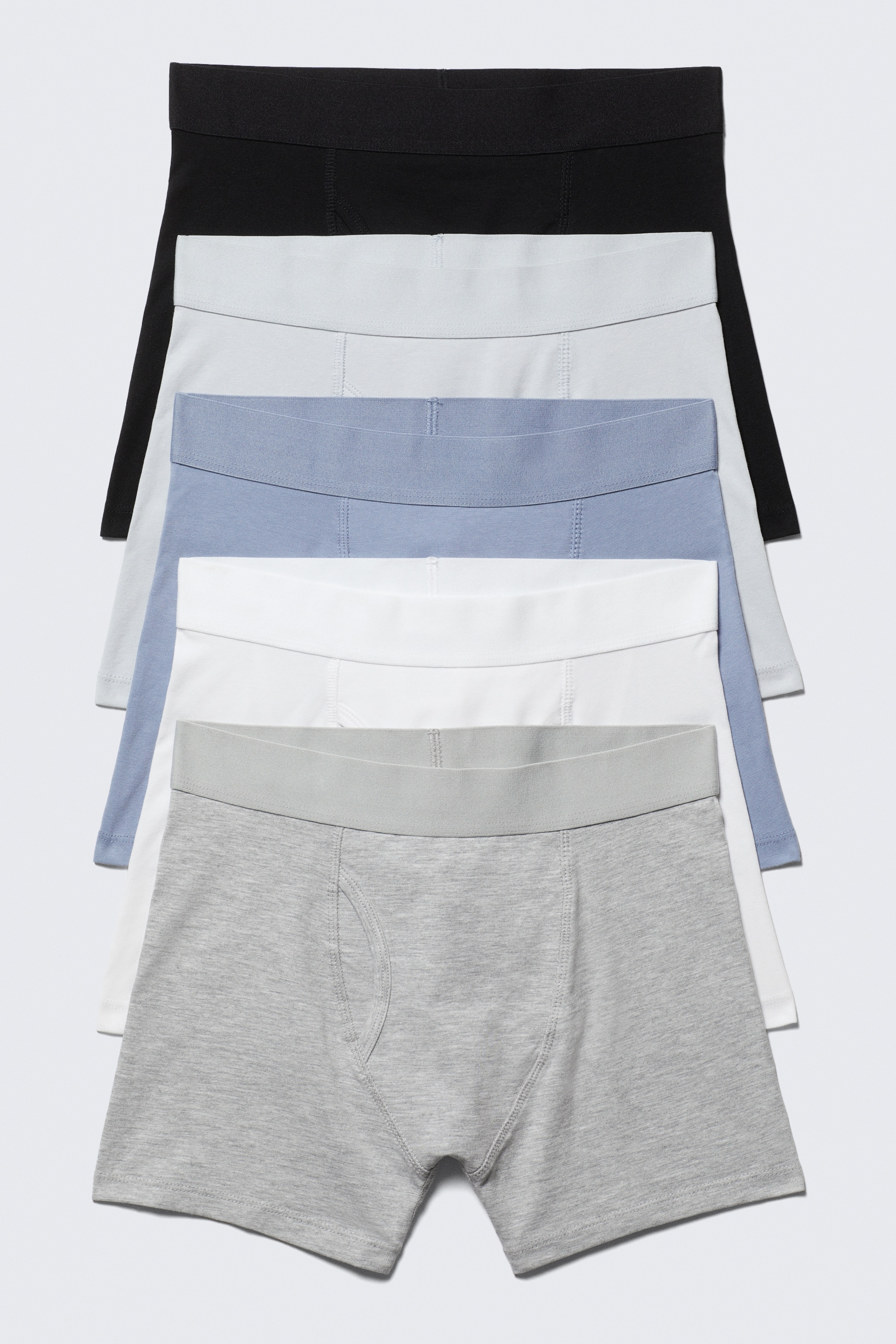Größeres Bild anzeigen: Boxershorts 5er-Pack - Schwarz/Grau/Blau/Weiß - Men | H&M AT 1