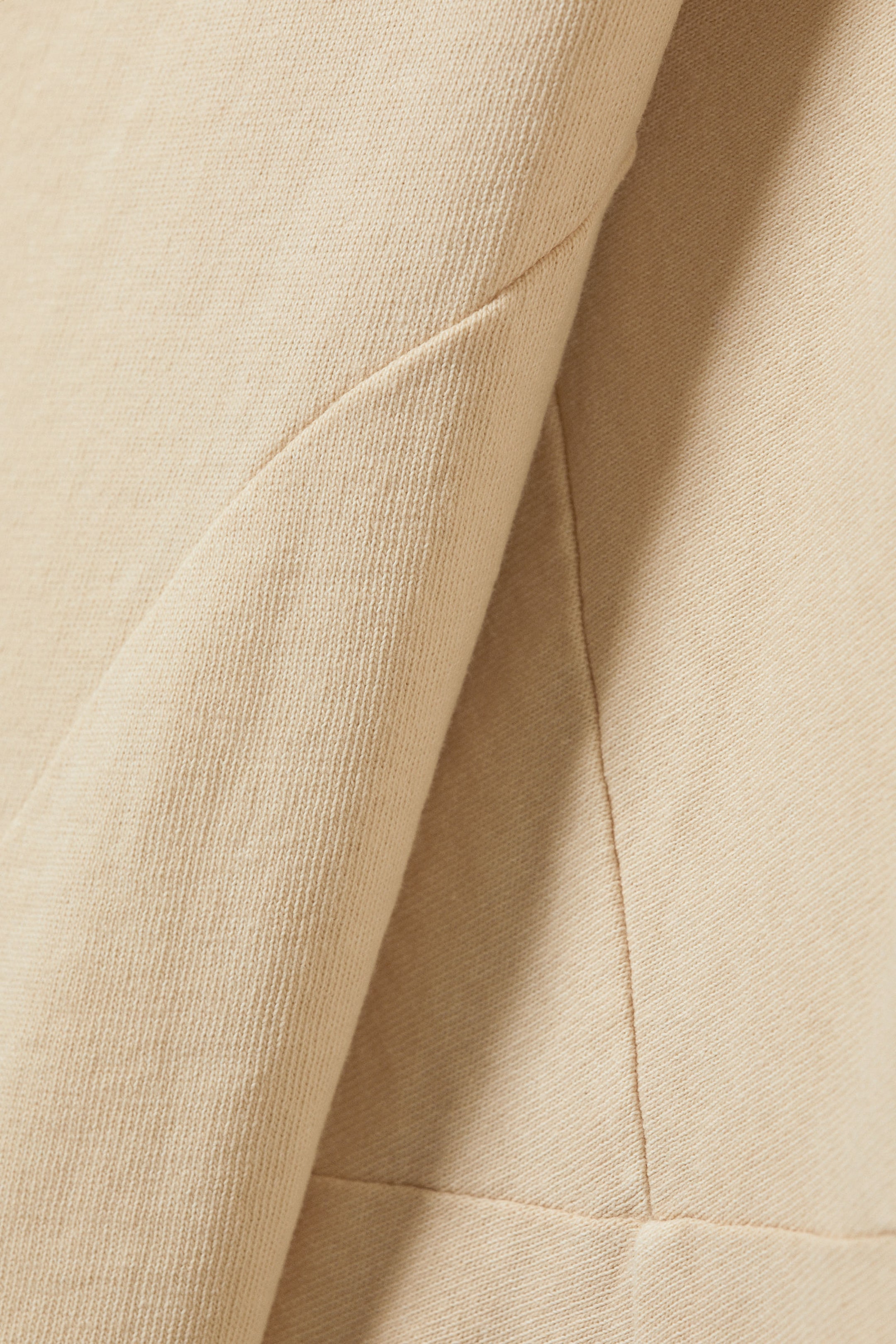 Light Beige - Long-Sleeved Off-Shoulder Mini Dress - 4