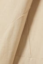 Light Beige - Long-Sleeved Off-Shoulder Mini Dress - 4