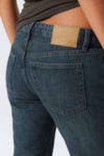 Lake Blue - Mellanblå - Nova Low Waist Slim Bootcut Leg Jeans - 4
