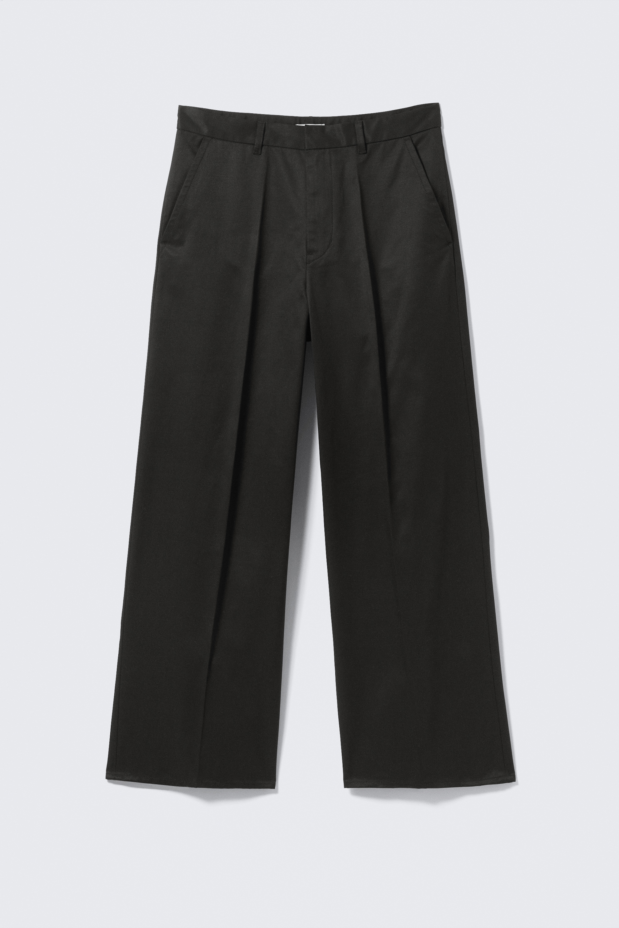 Zobacz większy obraz: Spodnie chinos z diagonalu Loose Fit - Czarny - ON | H&M PL 4