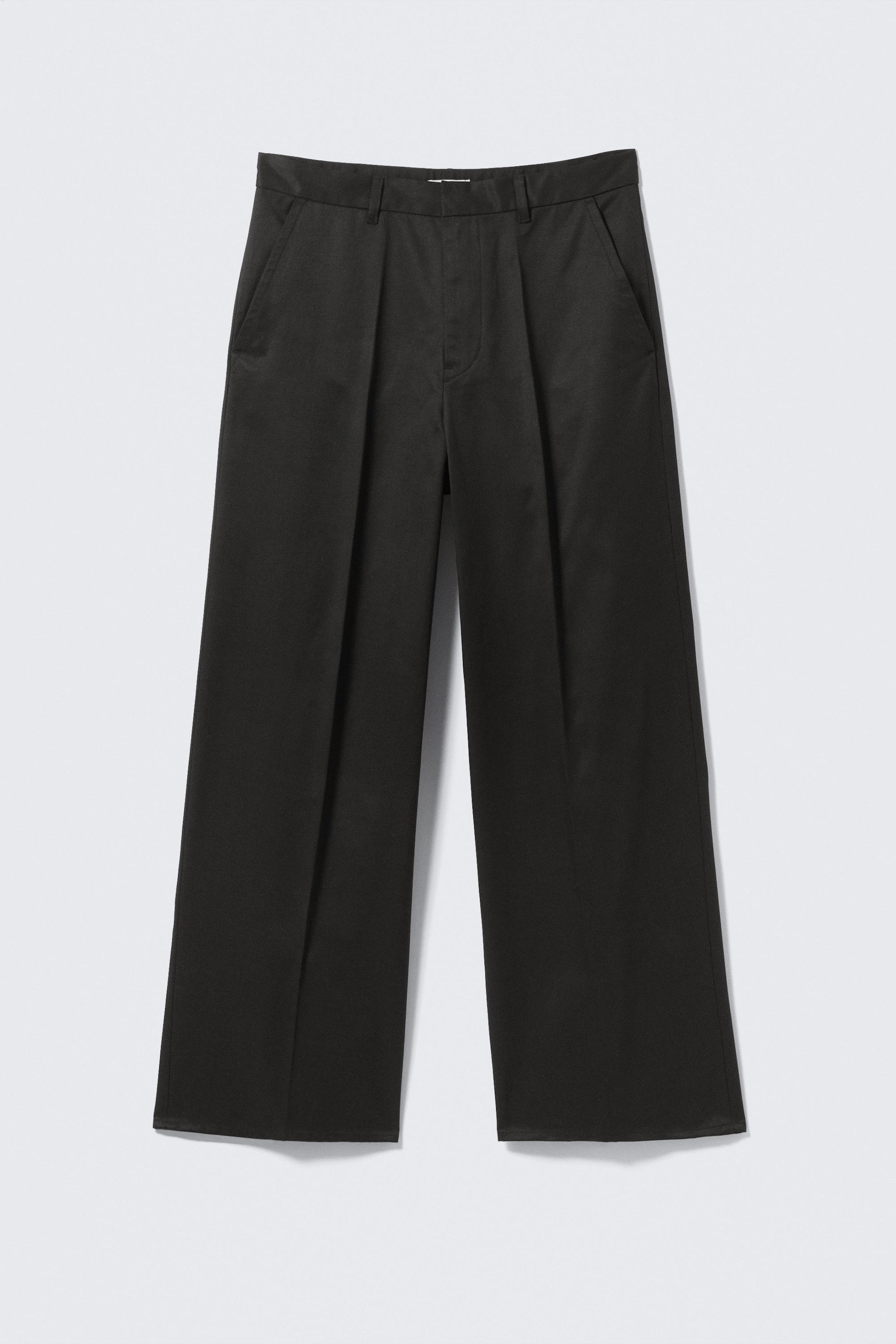 Black - Emil Oversized Chino Trousers - 4