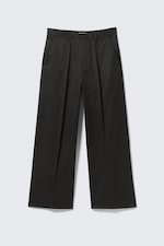 Black - Emil Oversized Chino Trousers - 4