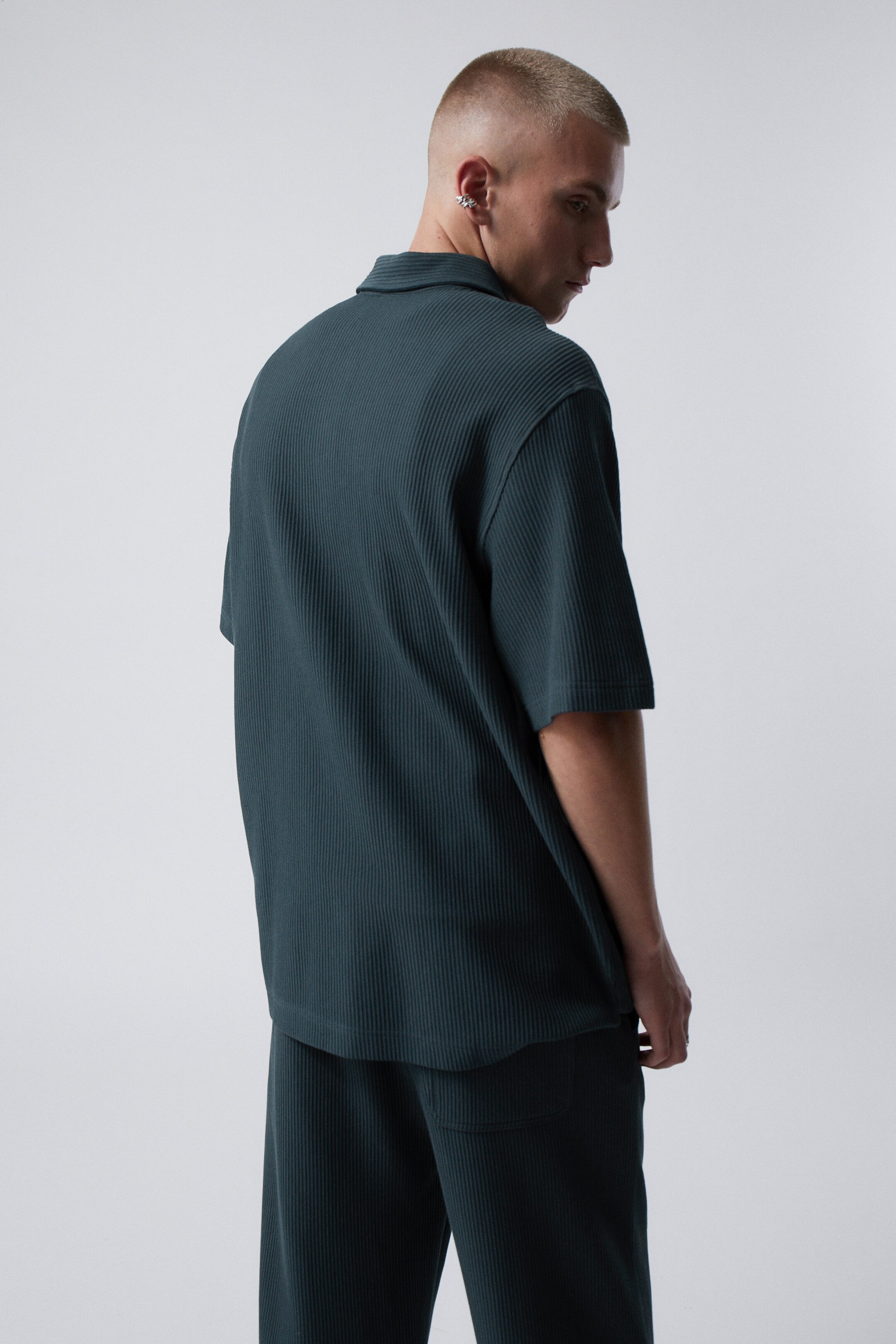 Dusty Blue - Pass Structure Shirt - 2