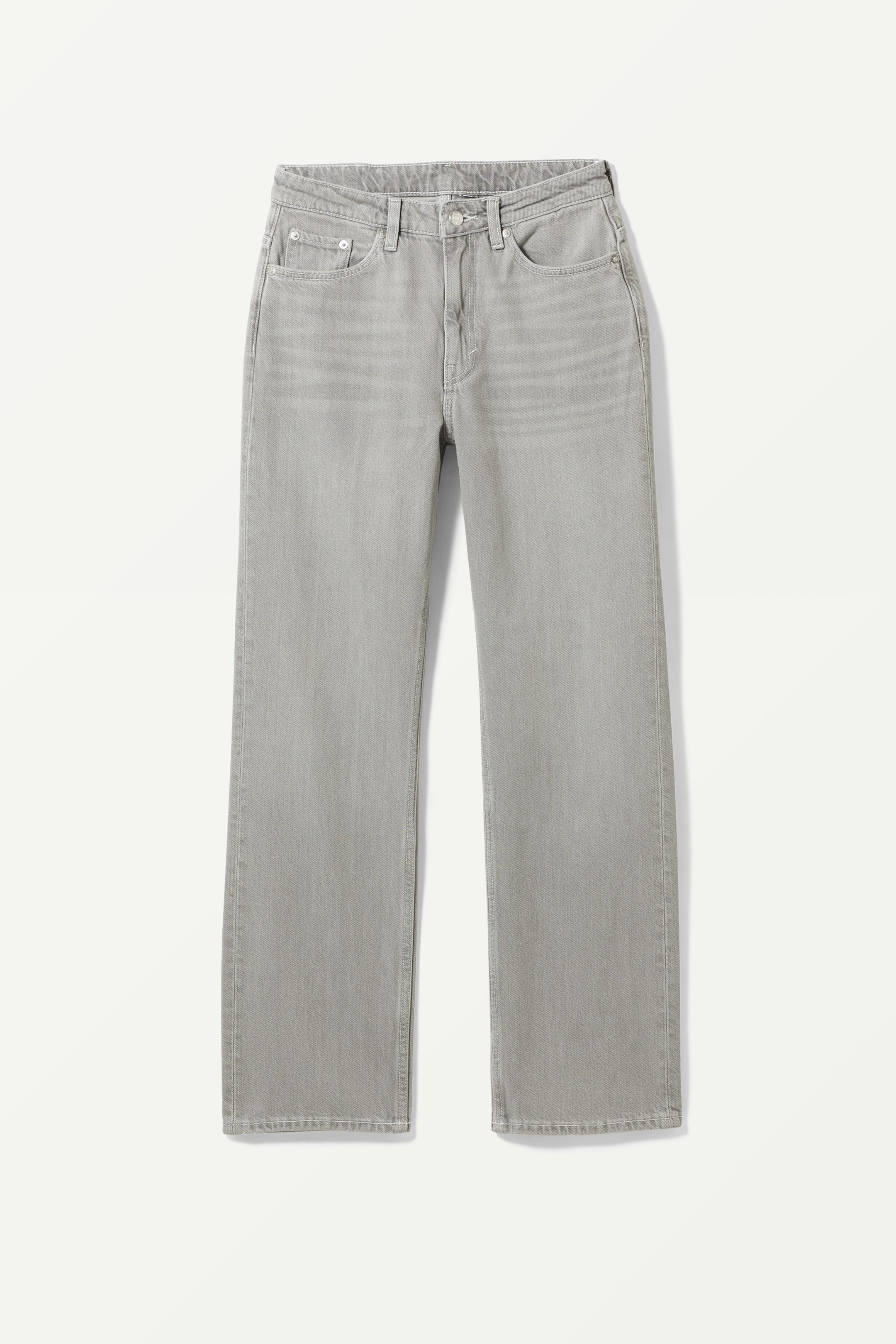 Summer grey - Voyage Jeans mit hohem Bund und geradem Bein - 0