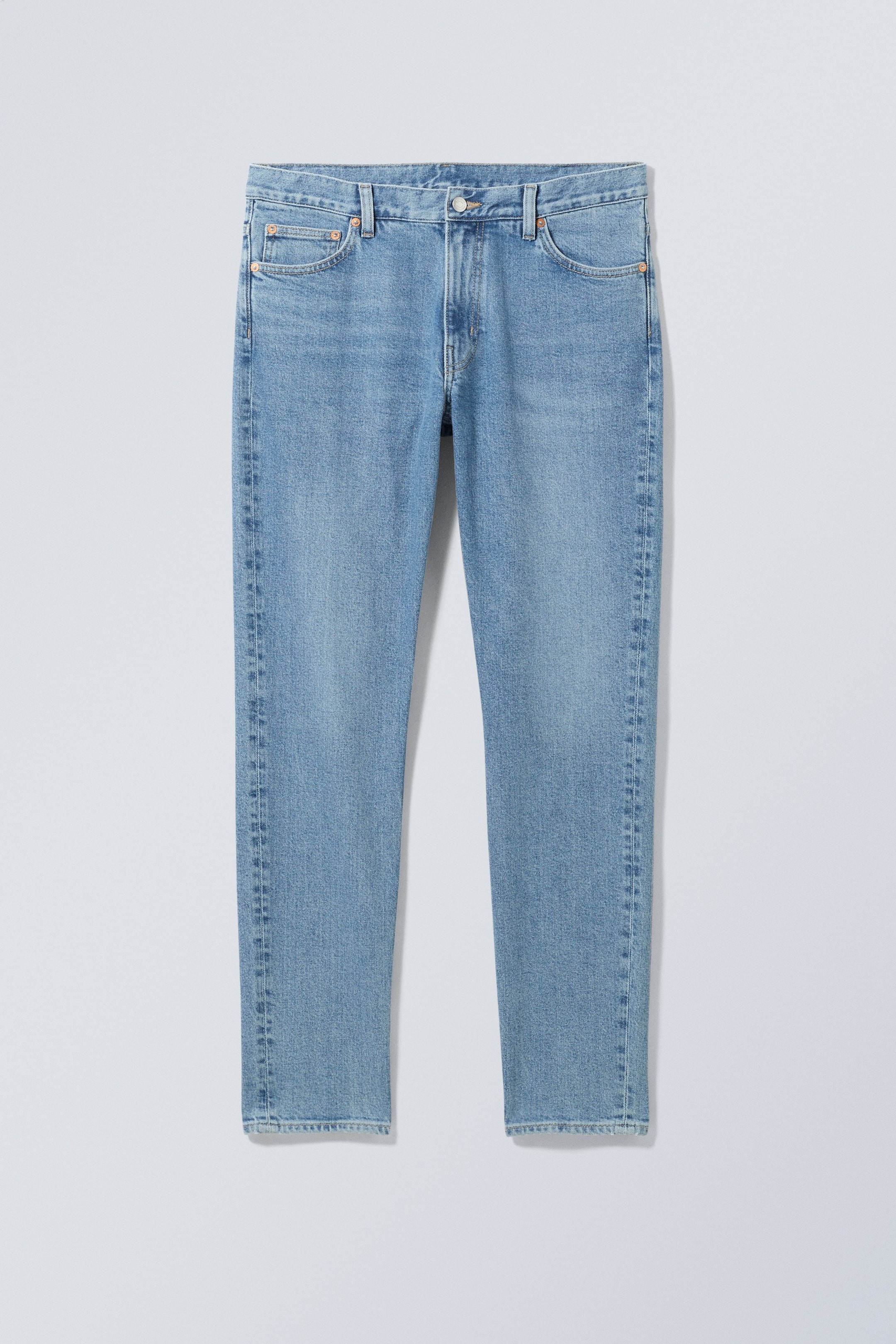 Emylu blue - Sunday Mid Rise Slim Tapered Jeans - 0