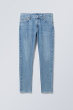 Emylu blue - Sunday Mid Rise Slim Tapered Jeans - 0