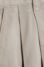 Lys støvet mole - Otis Baggy Plisserte Twill Chinos - 5
