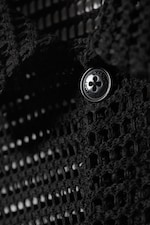 Black - Boxy Mesh Short Sleeve Shirt - 1