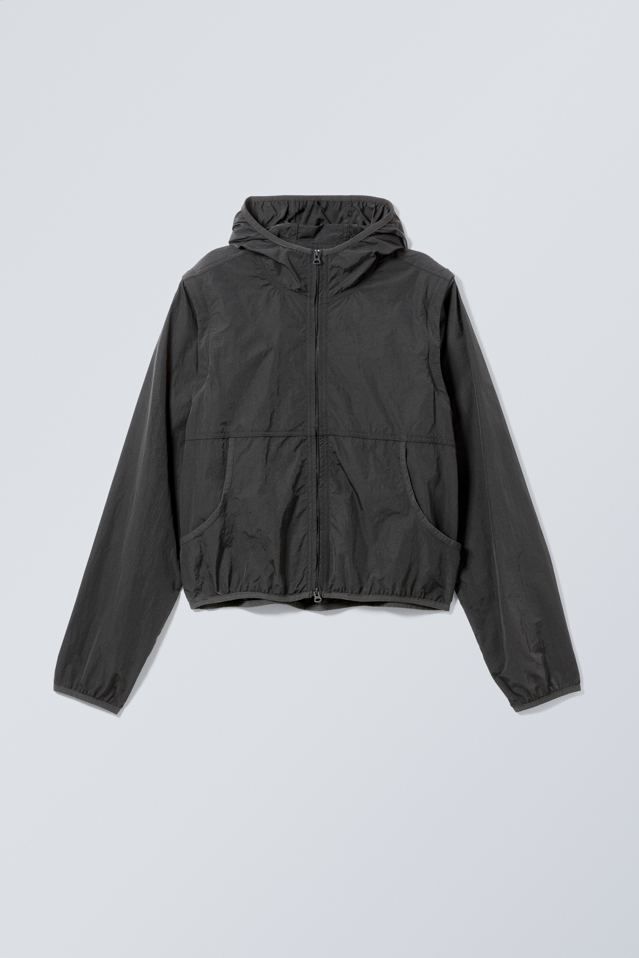 Grotere afbeelding bekijken: Veelzijdig nylon trainingsjack - Donkergrijs - DAMES | H&M NL 1