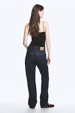 Blue Rinse - Orbit Mid Rise Regular Straight Leg Jeans - 1