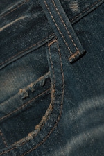 Morbid Blue - Dark Blue - Boo Bootleg Low Waist Regular Bootcut Jeans - 1