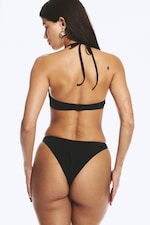Schwarz - Mini-Bikinihöschen im Brazilian Cut - 2