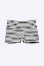 Grey Melange - Black Stripe - Low Hotpants - 5