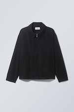 Black - Martin Linen Jacket - 0