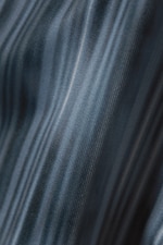 Striped Dark Blue - Tie Printed Halter Neck Swimsuit - 2