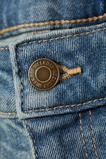 Turquoise Dust - Bleu moyen - Jean évasé ajusté taille basse Flame cout. tour. - 1