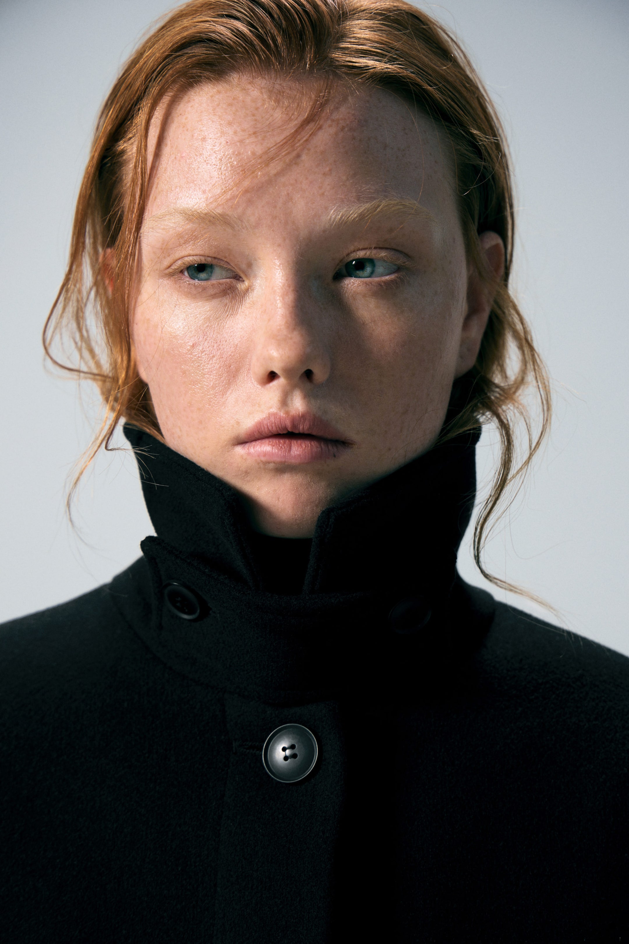 Black - Long Oversized Wool-Blend Coat - 4