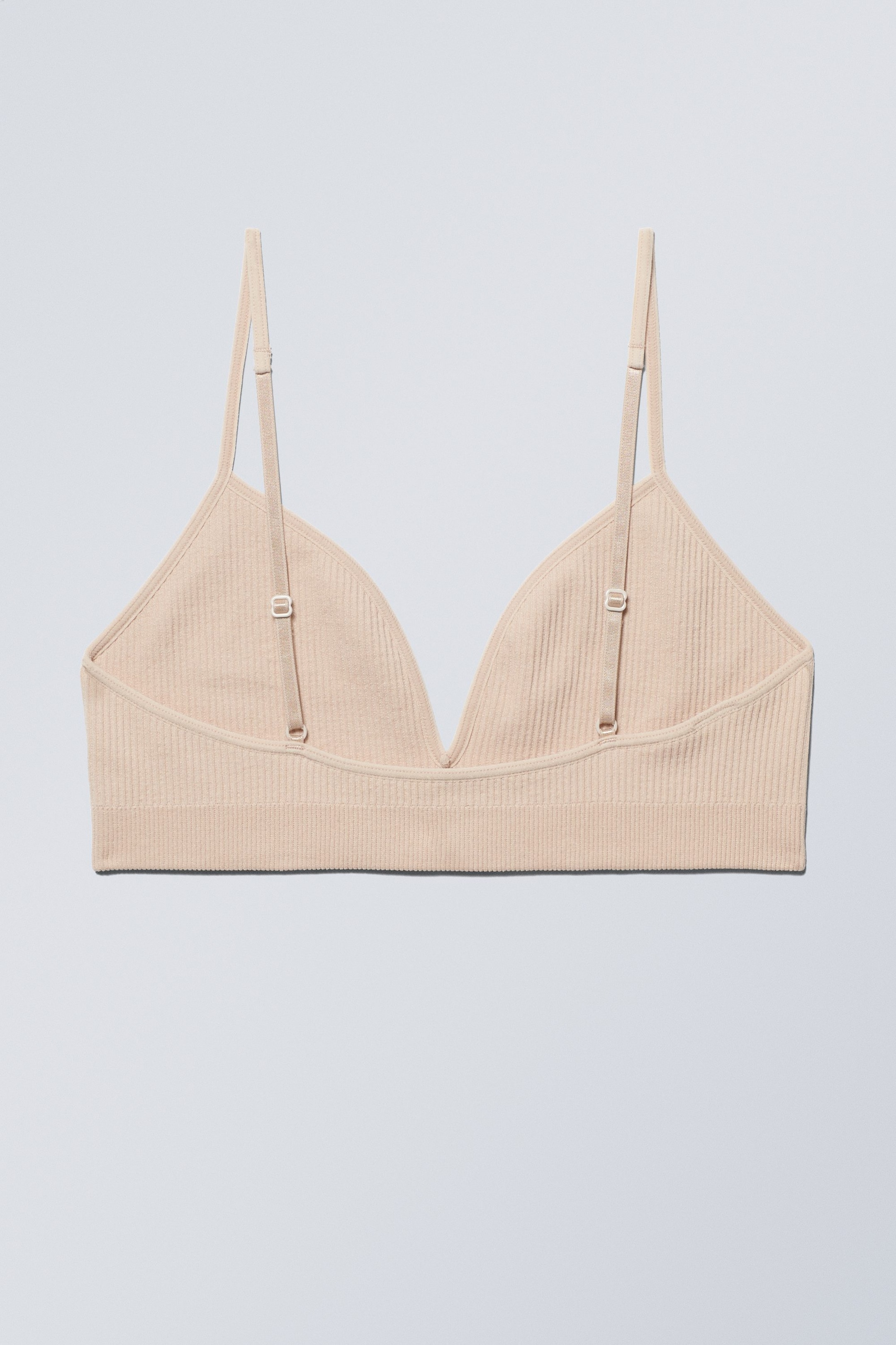 Beige - Cat Triangle Bra - 1