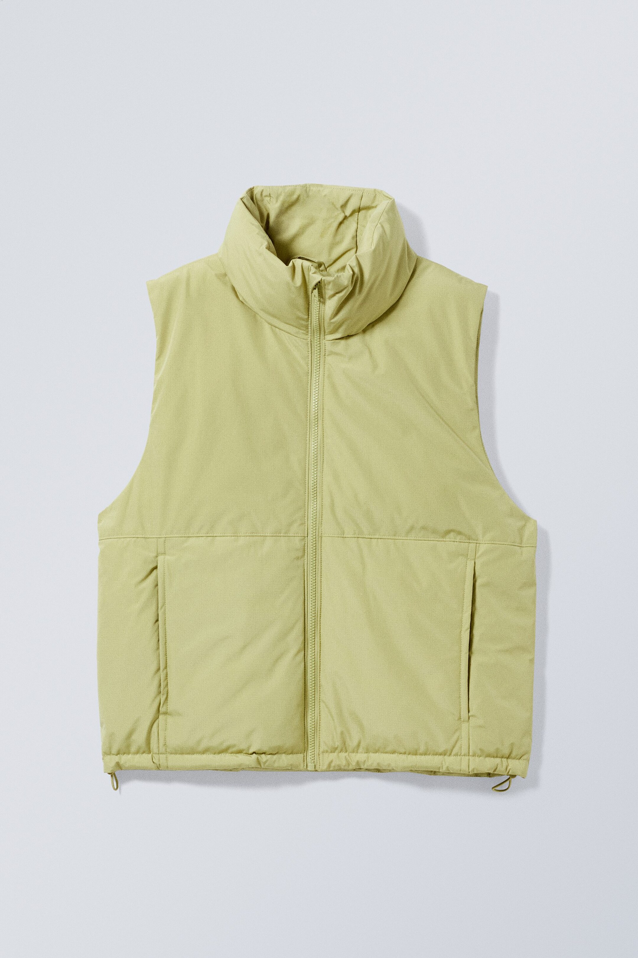 Faded Yellow - Billy Puffer Vest - 0