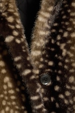 Dark Brown - Deer Spots - Carcoat van imitatiebont - 4