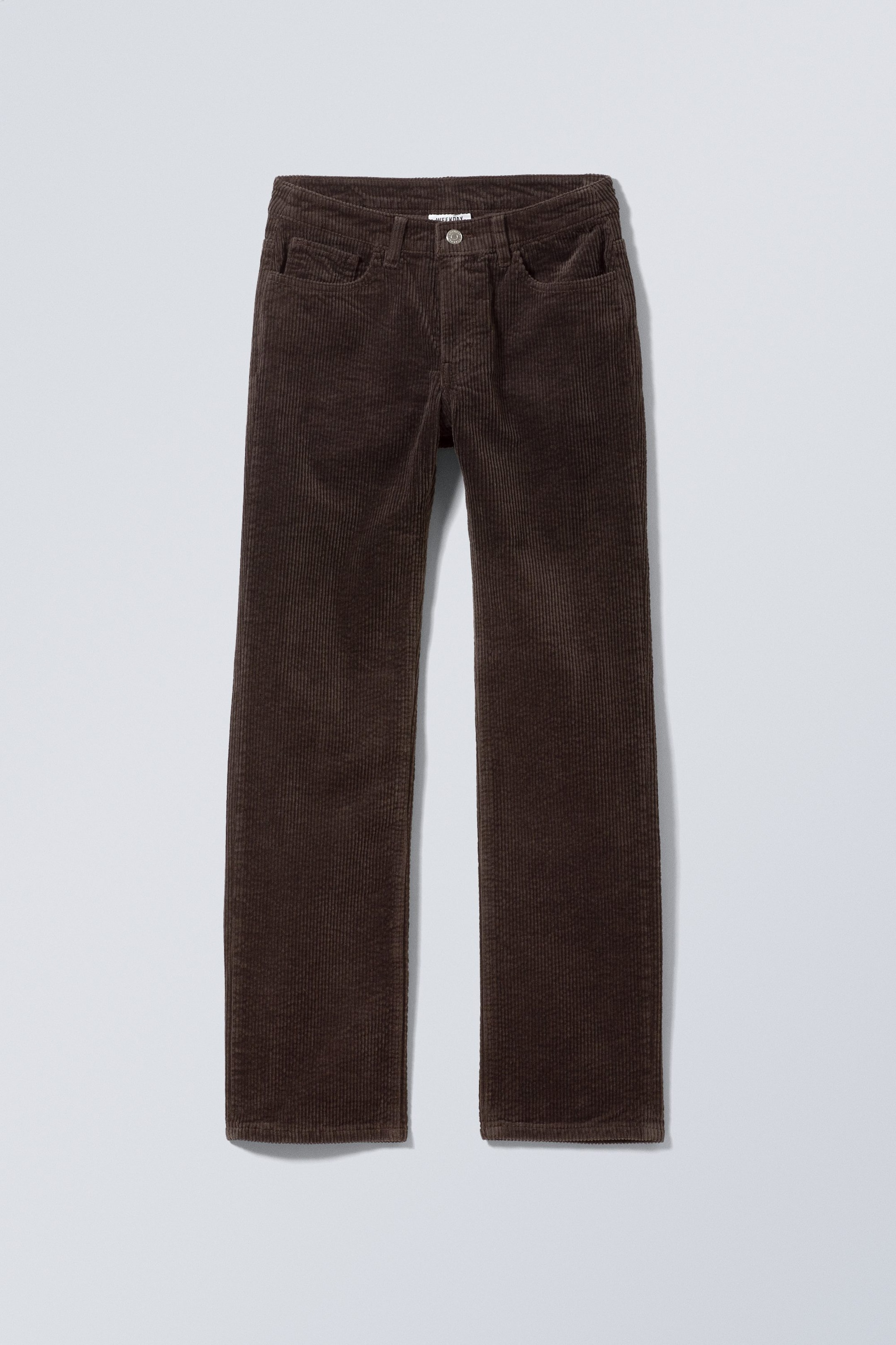 Dark brown - Pin Cord Trousers - 0