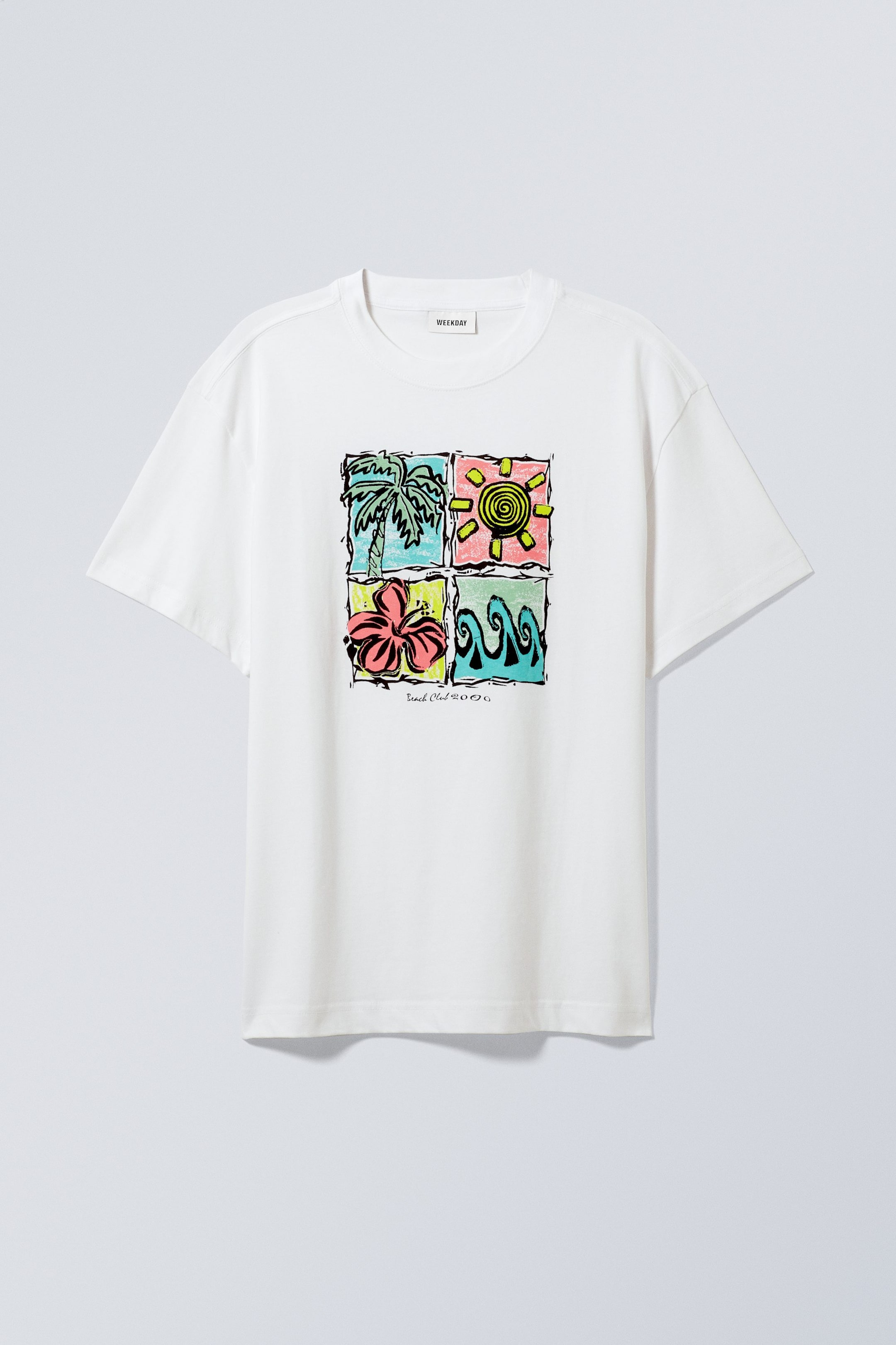 Strandclub - Oversized-T-Shirt mit Grafikprint - 0