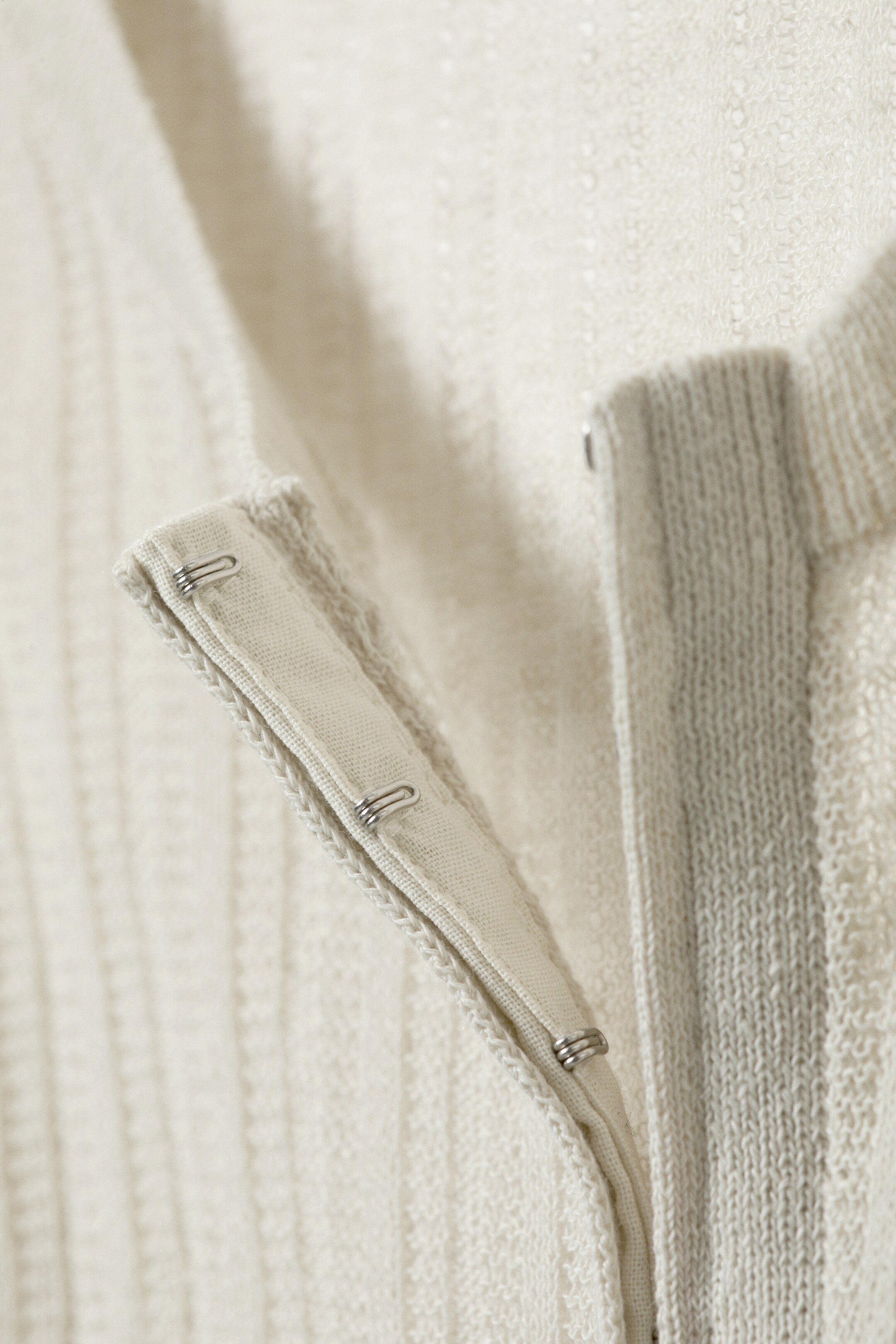 Agrandir l'image: Cardigan en lin mélangé transparent - Écru - FEMME | H&M FR 6