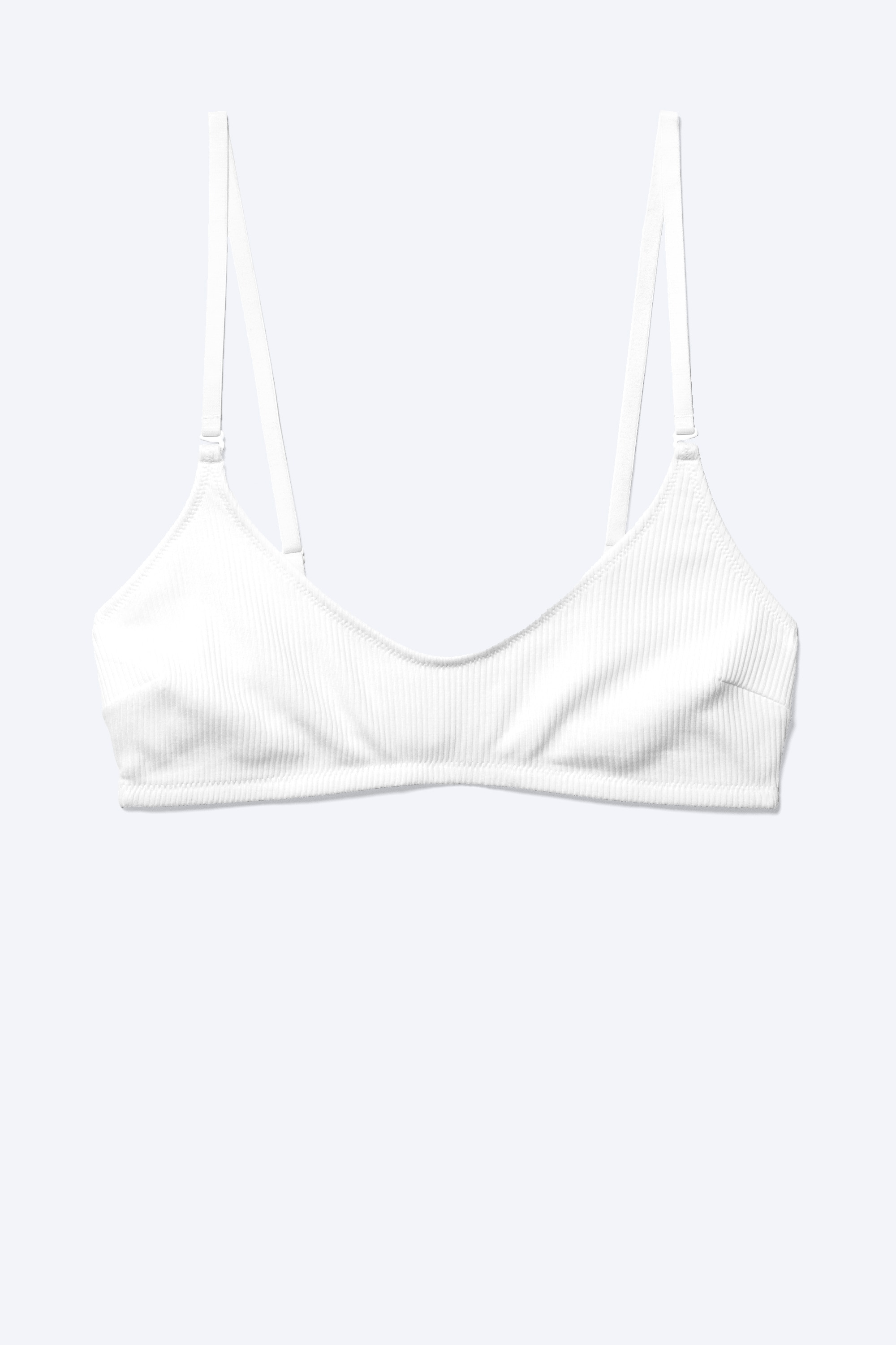 Myk Ribbet Halterneck-BH